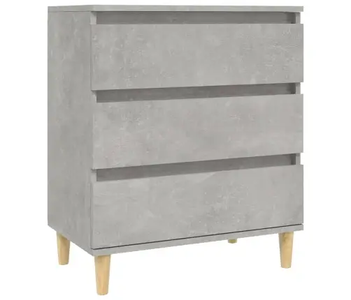 Plaukts, Betona Pelēks, 60X35X70 Cm, Inženierijas Koks Vidaxl