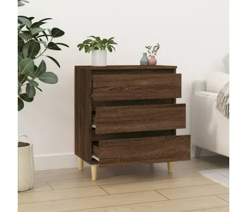 Kumode, Ozolkoka Krāsa, 60X35X70 Cm, Inženierijas Koks Vidaxl Kumode, Ozolkoka Krāsa, 60X35X70 Cm, Inženierijas Koks Vidaxl