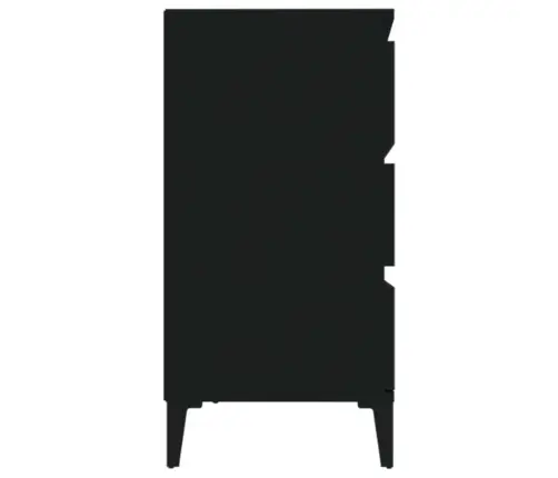 Kumode, Melns, 60X35X70 Cm, Inženierijas Koks Vidaxl