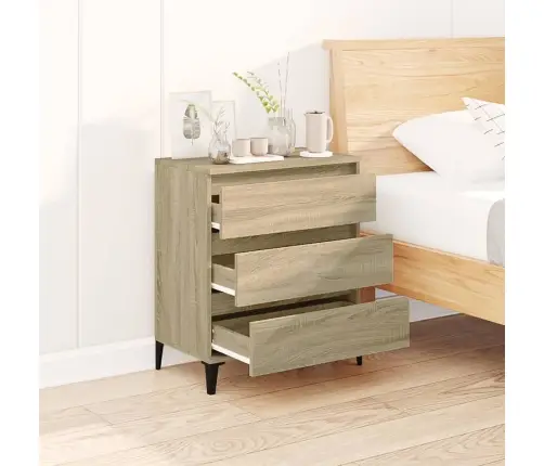 Kumode, Ozolkoka Krāsā, 60X35X70 Cm, Inženierijas Koks Vidaxl