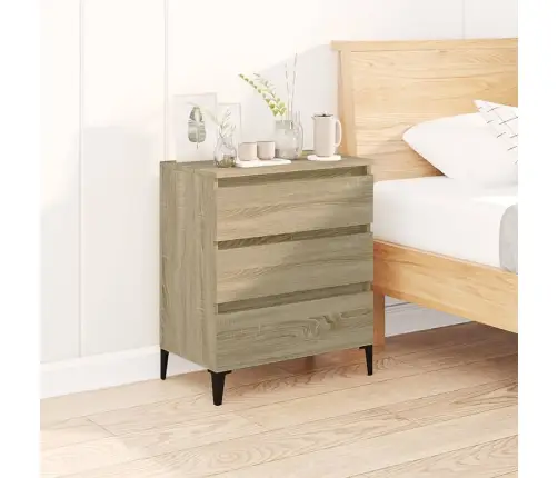 Kumode, Ozolkoka Krāsā, 60X35X70 Cm, Inženierijas Koks Vidaxl