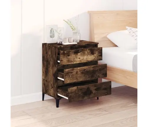 Kumode, Ozolkoka Krāsa, 60X35X70 Cm, Inženierijas Koks Vidaxl