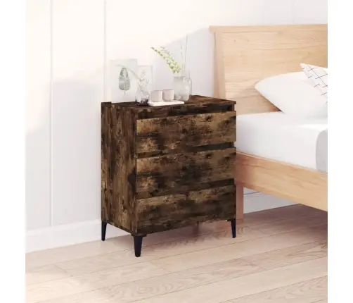 Kumode, Ozolkoka Krāsa, 60X35X70 Cm, Inženierijas Koks Vidaxl