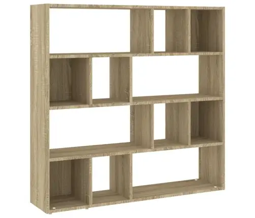 Grāmatu Plaukts, Aizslietnis, Ozolkoka Krāsa, 105X24X102 Cm Vidaxl