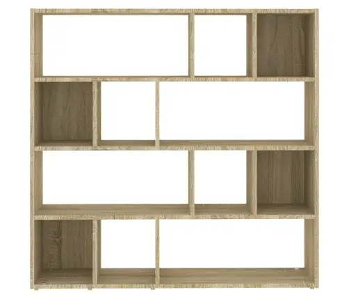 Grāmatu Plaukts, Aizslietnis, Ozolkoka Krāsa, 105X24X102 Cm Vidaxl