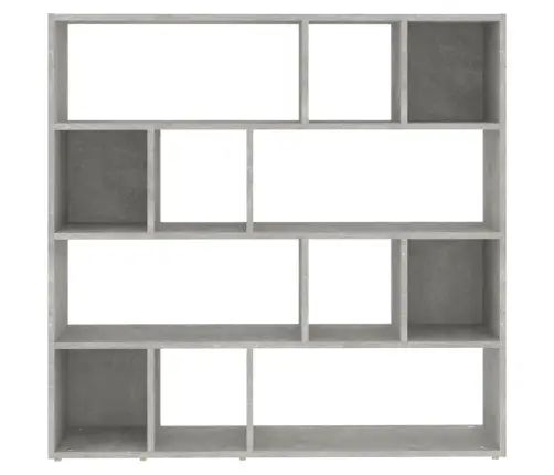 Spintelė Knygoms/Kambario Pertvara, Betono Pilka, 105X24X102Cm