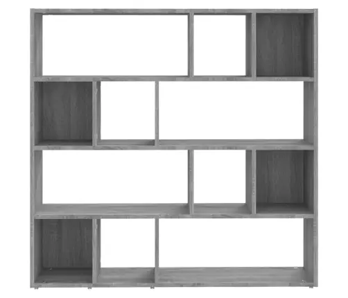 Grāmatu Plaukts, Pelēka Ozolkoka Krāsa, 105X24X102 Cm Vidaxl