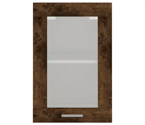 Stiklinė Spintelė,  “Lyon",  Dūminio Ąžuolo,  40X31X60cm  Mediena