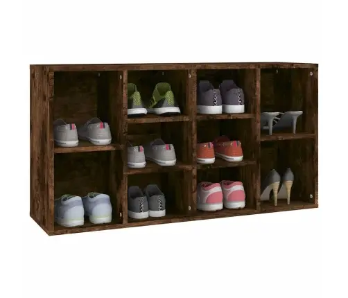 Batų Suoliukas, Dūminio Ąžuolo, 103X30X55cm Apdirbta Mediena