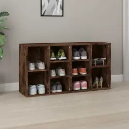 Batų Suoliukas, Dūminio Ąžuolo, 103X30X55cm Apdirbta Mediena