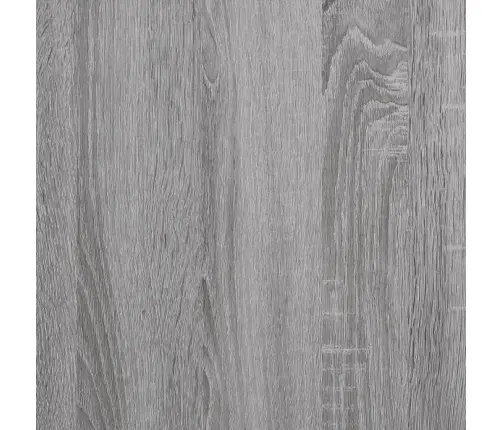 Grāmatu Plaukts, Pelēka Ozola, 45X24X160 Cm, Inženierijas Koks Vidaxl