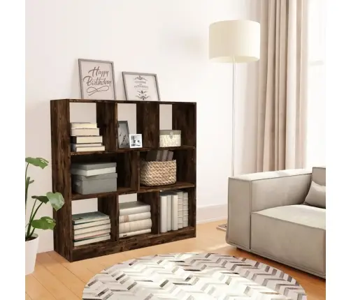 Grāmatu Skapis, Ozola Krāsā, 97,5X29,5X100Cm, Inženierijas Koks Vidaxl