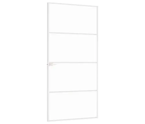 Vidaus Durys, Baltos, 93X201,5cm Grūdintas Stiklas/Aliuminis Vidaus Durys, Baltos, 93X201,5cm Grūdintas Stiklas/Aliuminis