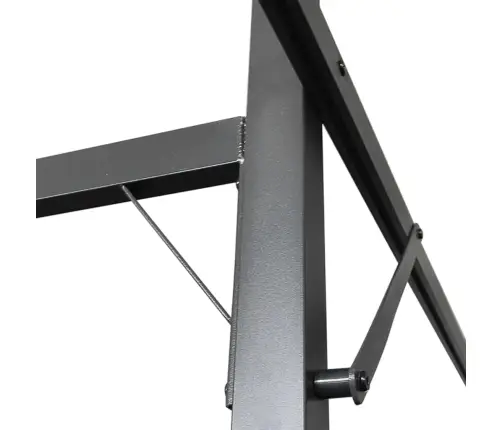 Sissetõmmatava Katusega Lehtla, Pruunikashall, 295X292X230 Cm