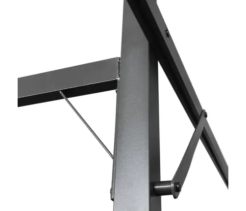 Sissetõmmatava Katusega Lehtla, Antratsiithall, 295X292X230 Cm