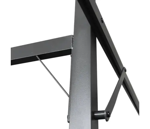 Nojume Ar Izvelkamu Jumtu, Krēmkrāsas, 589X292X230 Cm Vidaxl