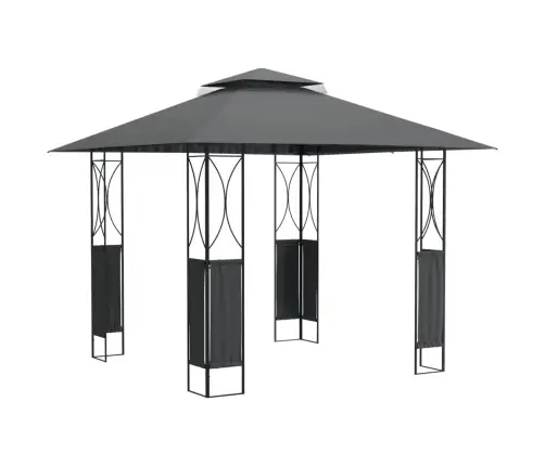 Pavėsinė Su Stogu, Antracito Spalvos, 300X300X270cm Plienas