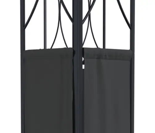 Pavėsinė Su Stogu, Antracito Spalvos, 300X300X270cm Plienas