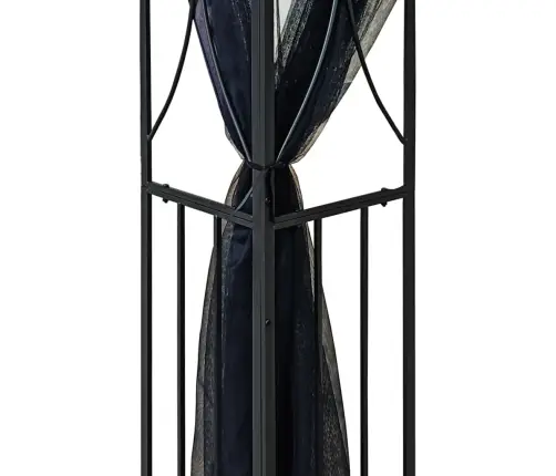 Nojume Ar Sānu Sienām, 300X300X270 Cm, Antracītpelēka, Tērauds Vidaxl