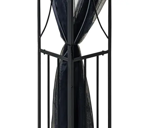 Nojume Ar Sānu Sienām, 400X300X270 Cm, Antracītpelēka, Tērauds Vidaxl