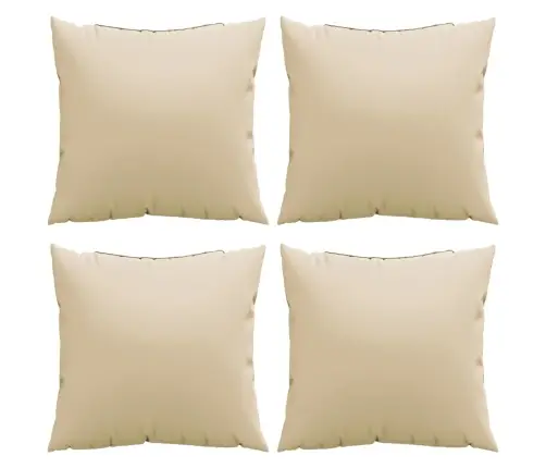 Diivanipadjad 4 Tk, Beež, 40 X 40 cm Kangas