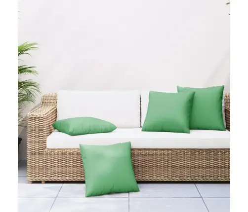 Diivanipadjad 4 Tk, Roheline, 40 X 40 cm Kangas