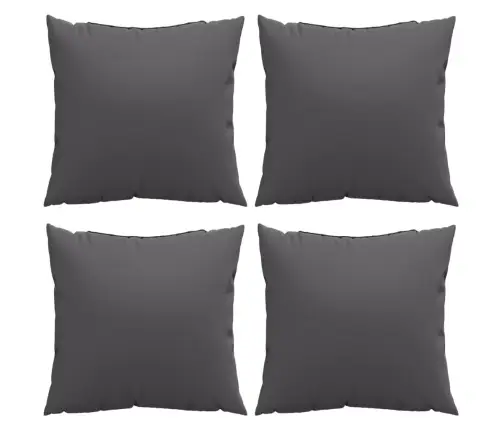 Diivanipadjad 4 Tk, Antratsiithall, 50 X 50 cm Kangas