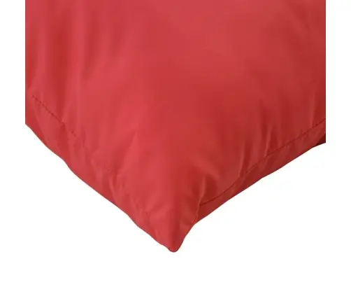 Dīvāna Spilveni, 4 Gab., 50X50 Cm, Sarkans Audums Vidaxl