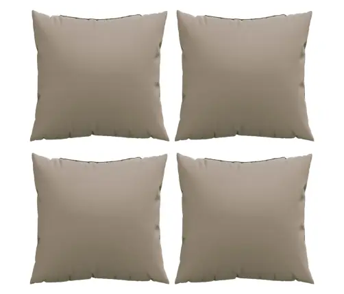 Sofos Pagalvėlės, 4Vnt., Taupe Spalvos, 50X50cm Audinys