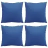 Sofos Pagalvėlės, 4Vnt., Karališkos Mėlynos, 50X50cm Audinys