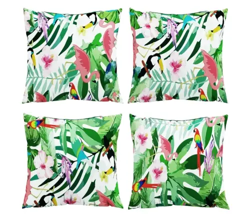 Dekoratiivpadjad 4 Tk, Mitmevärviline, 50 X 50 cm Kangas