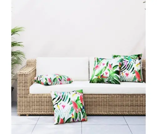 Dekoratiivpadjad 4 Tk, Mitmevärviline, 50 X 50 cm Kangas