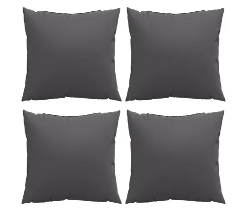 Diivanipadjad 4 Tk, Antratsiithall, 60 X 60 cm Kangas