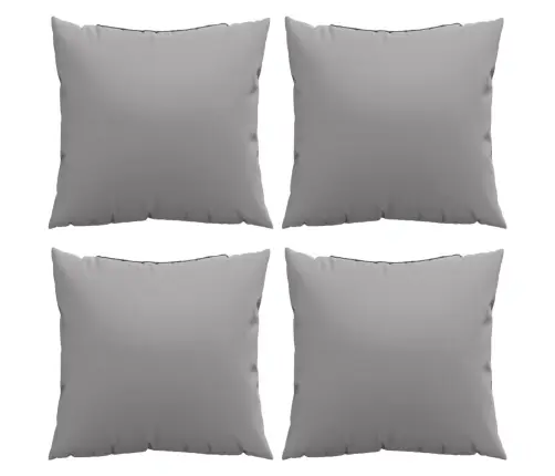 Diivanipadjad 4 Tk, Hall, 60 X 60 cm Kangas