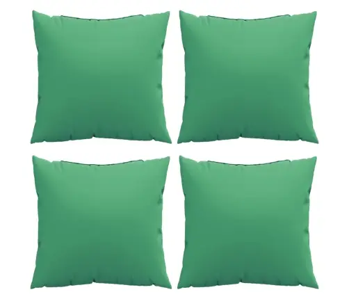 Dīvāna Spilveni, 4 Gab., 60X60 Cm, Zaļš Audums Vidaxl