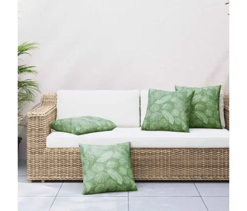 Išsklaidymo Pagalvės Lapelis 4 Pcs Lapų Raštas 60 X 60 Cm