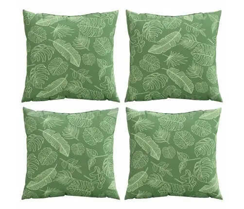 Išsklaidymo Pagalvės Lapelis 4 Pcs Lapų Raštas 60 X 60 Cm