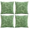 Išsklaidymo Pagalvės Lapelis 4 Pcs Lapų Raštas 60 X 60 Cm