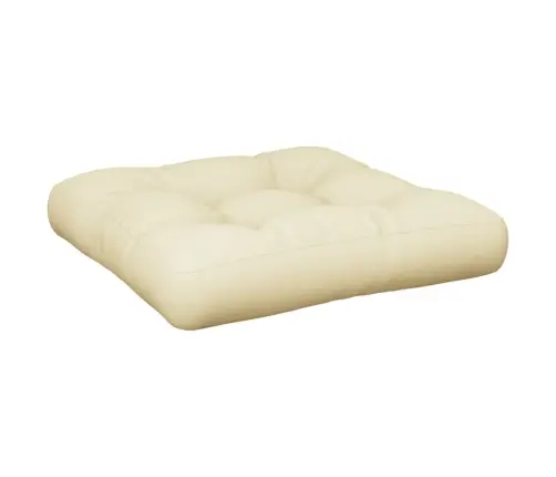 Paletės Pagalvėlė, Kreminės Spalvos, 60X60X12cm Audinys