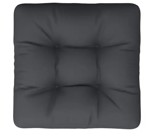 Dīvāna Spilvens, 60X60X12 Cm, Audums, Melns Vidaxl