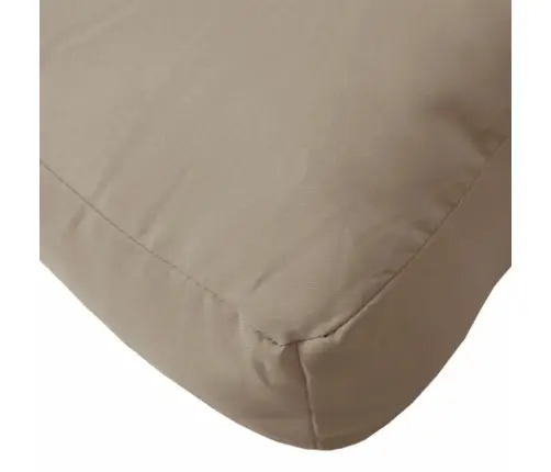 Palešu Spilvens, 60X60X12 Cm, Audums, Pelēkbrūns Vidaxl