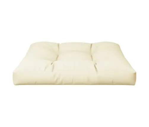 Euroaluse Istumispadi, Kreemjas, 70X70X12 cm Kangast