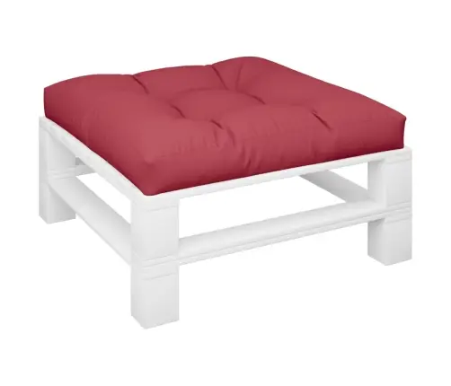 Paletės Pagalvėlė, Raudonojo Vyno Spalvos, 70X70X12cm Audinys