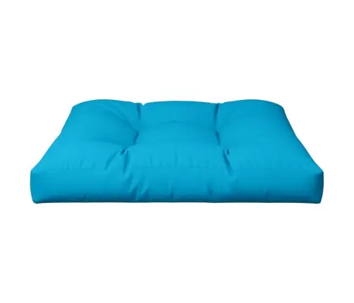 Palešu Spilvens, 80X80X12 Cm, Audums, Zils Vidaxl