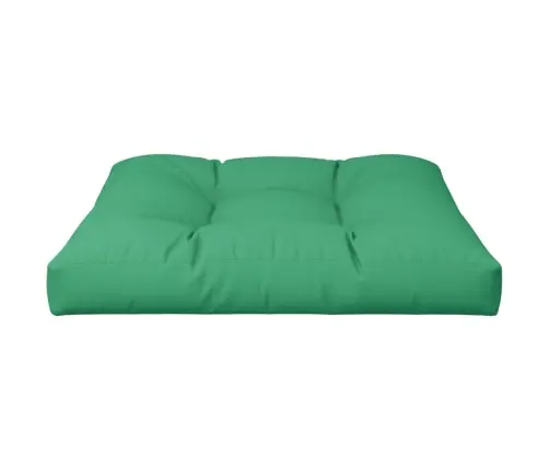 Palešu Spilvens, 80X80X12 Cm, Audums, Zaļš Vidaxl