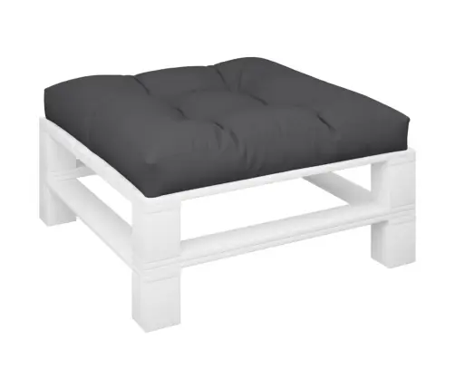 Dīvāna Spilvens, 80X80X12 Cm, Audums, Melns Vidaxl