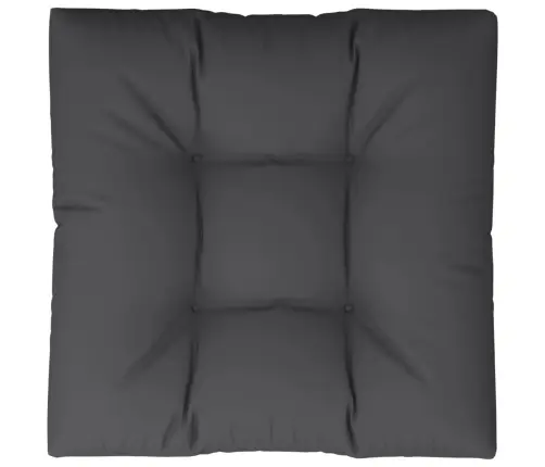 Dīvāna Spilvens, 80X80X12 Cm, Audums, Melns Vidaxl