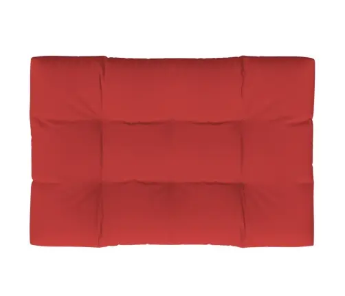 Palešu Spilvens, 120X80X12 Cm, Audums, Sarkans Vidaxl