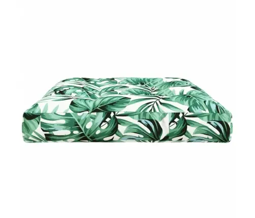 Palešu Spilvens, 120X80X12 Cm, Audums, Zaļš Vidaxl