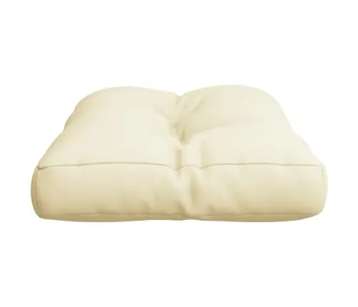 Palešu Spilvens, 60X40X12 Cm, Audums, Krēmkrāsas Vidaxl